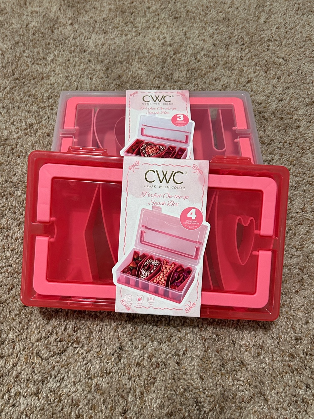 Cook With Color Valentines Snackle Box Set - I ♥️ U & XOXO